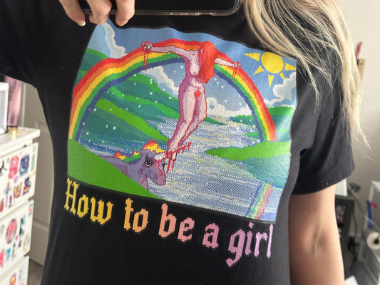 How to be a girl Unisex t-shirt