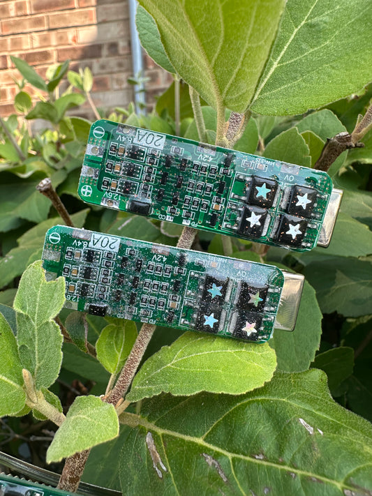 circuit board hair clip set