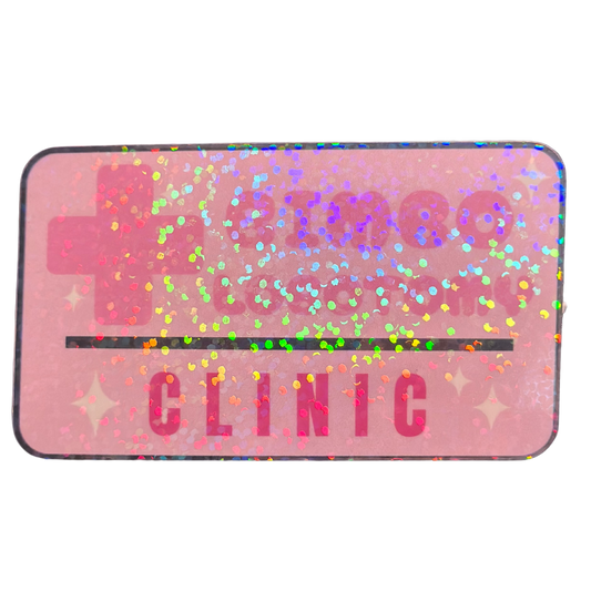 Bimbo Lobotomy Clinic Sticker