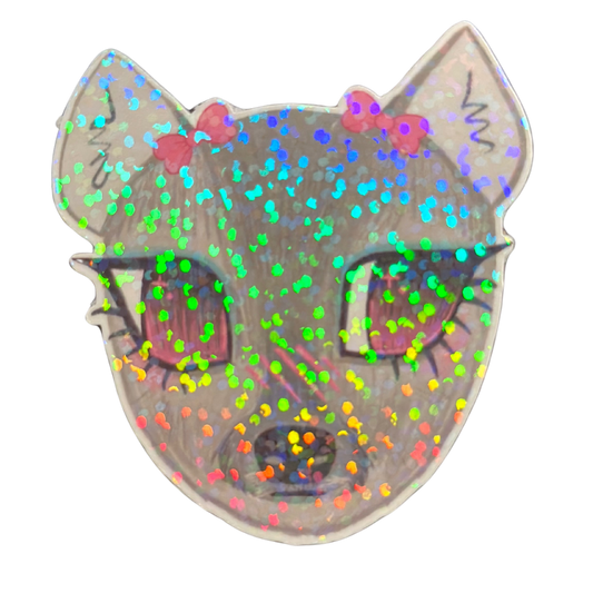 Girl Blogger Deer Sticker