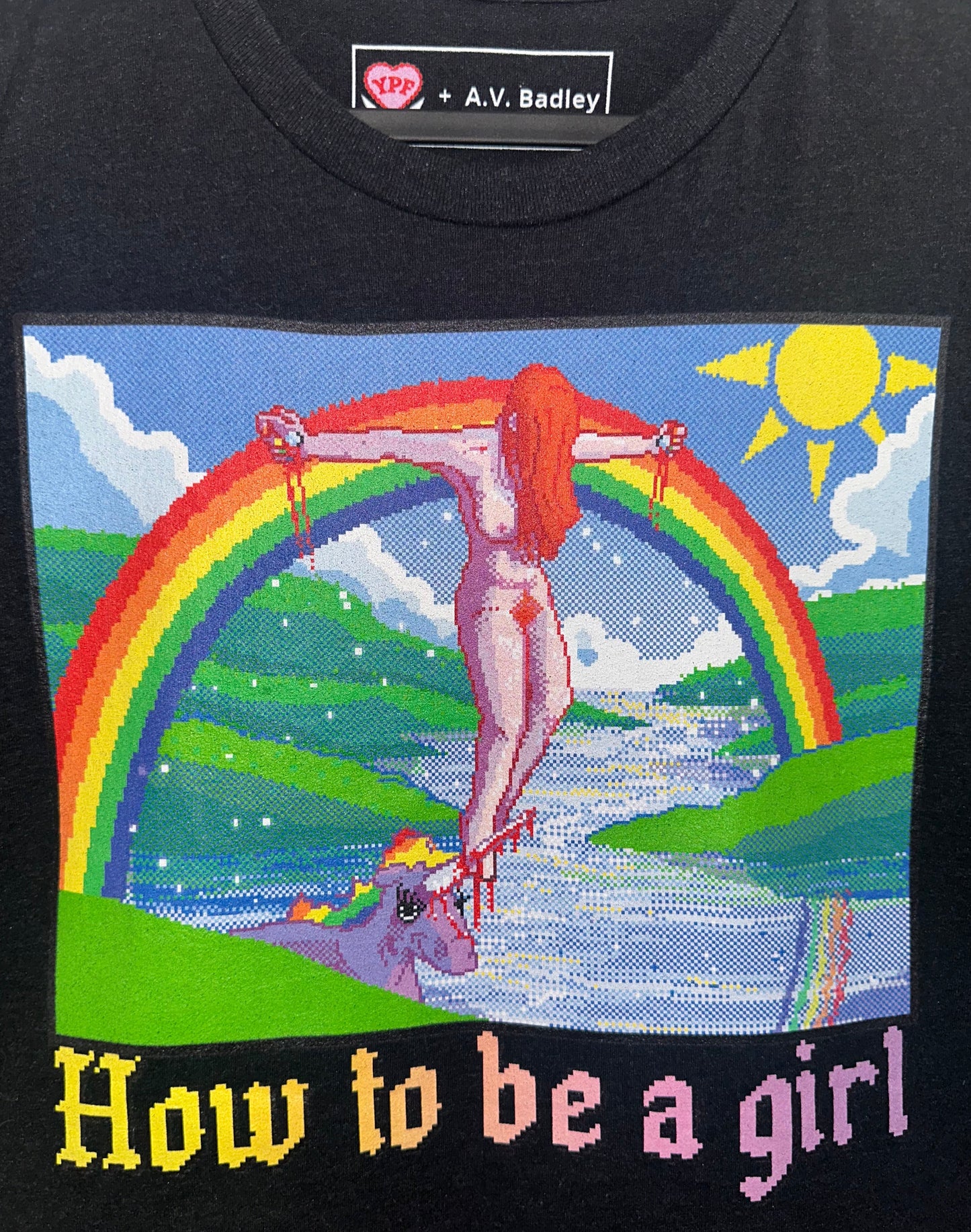 How to be a girl Unisex t-shirt