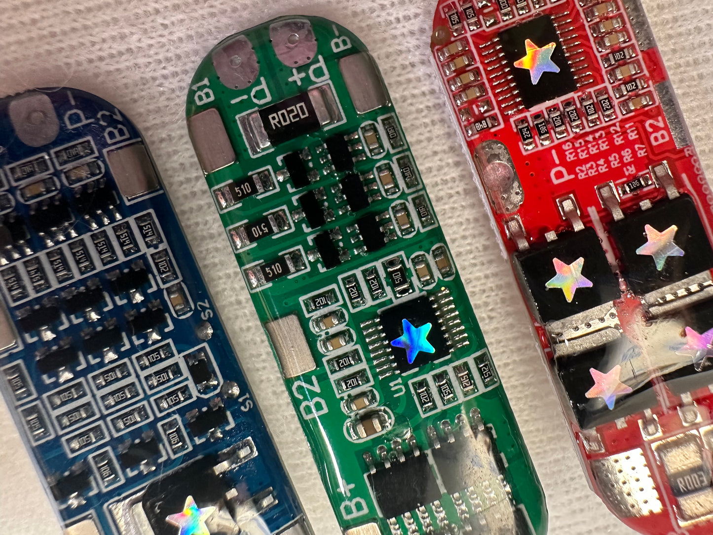RGB circuit board hair clip set