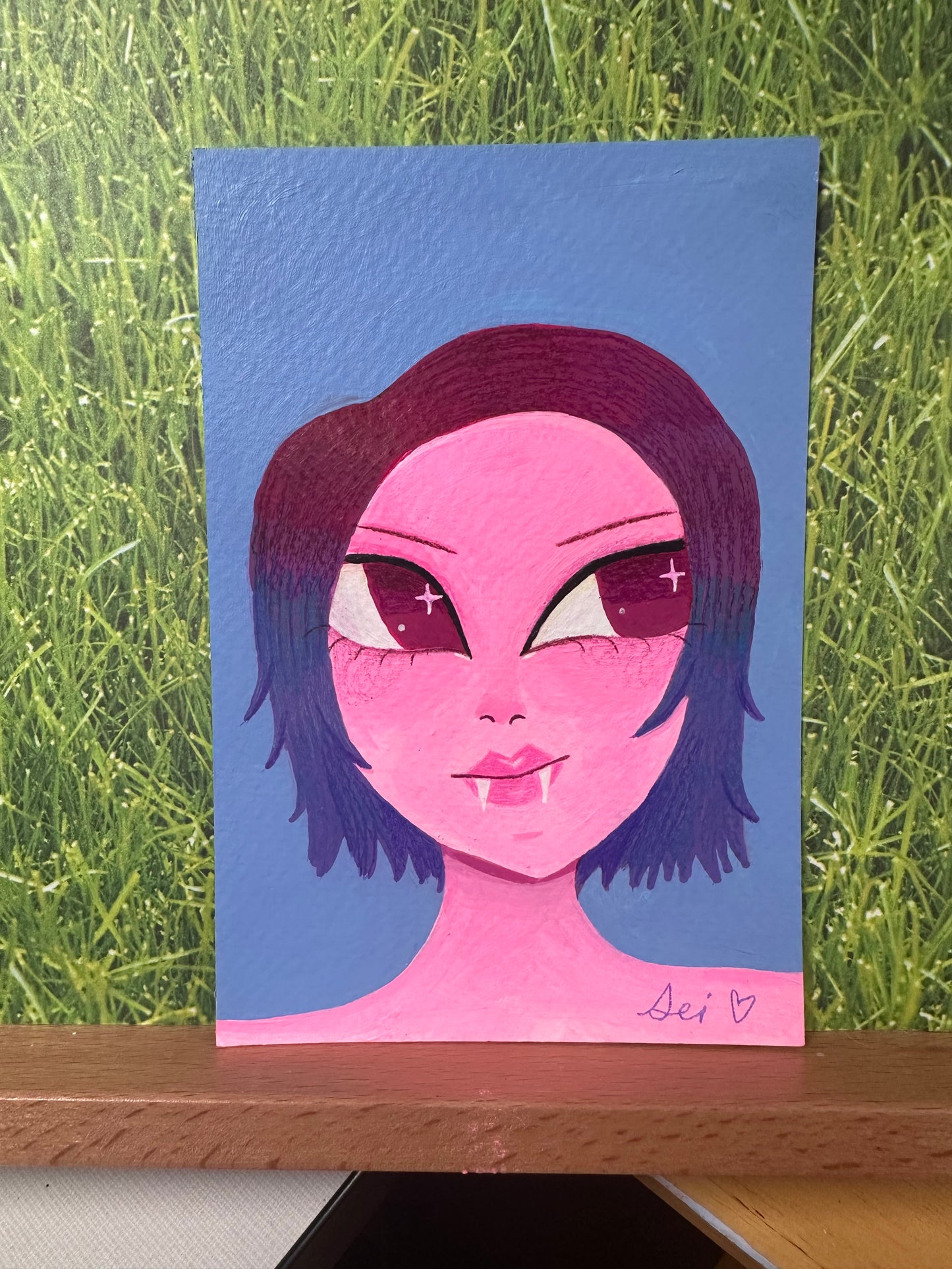 happy pink girl <3