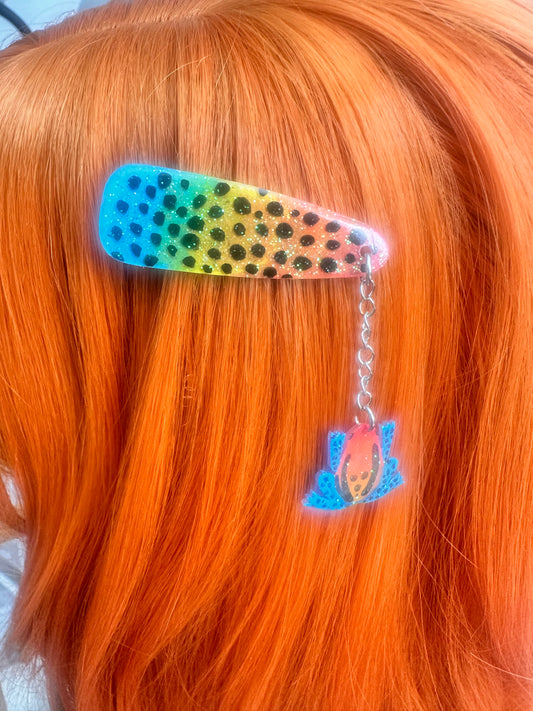 Poison Dart Frog Hairclip