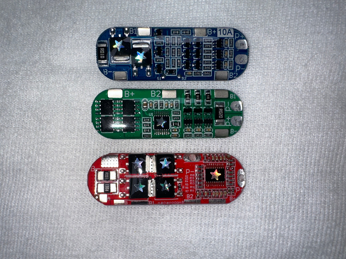 RGB circuit board hair clip set