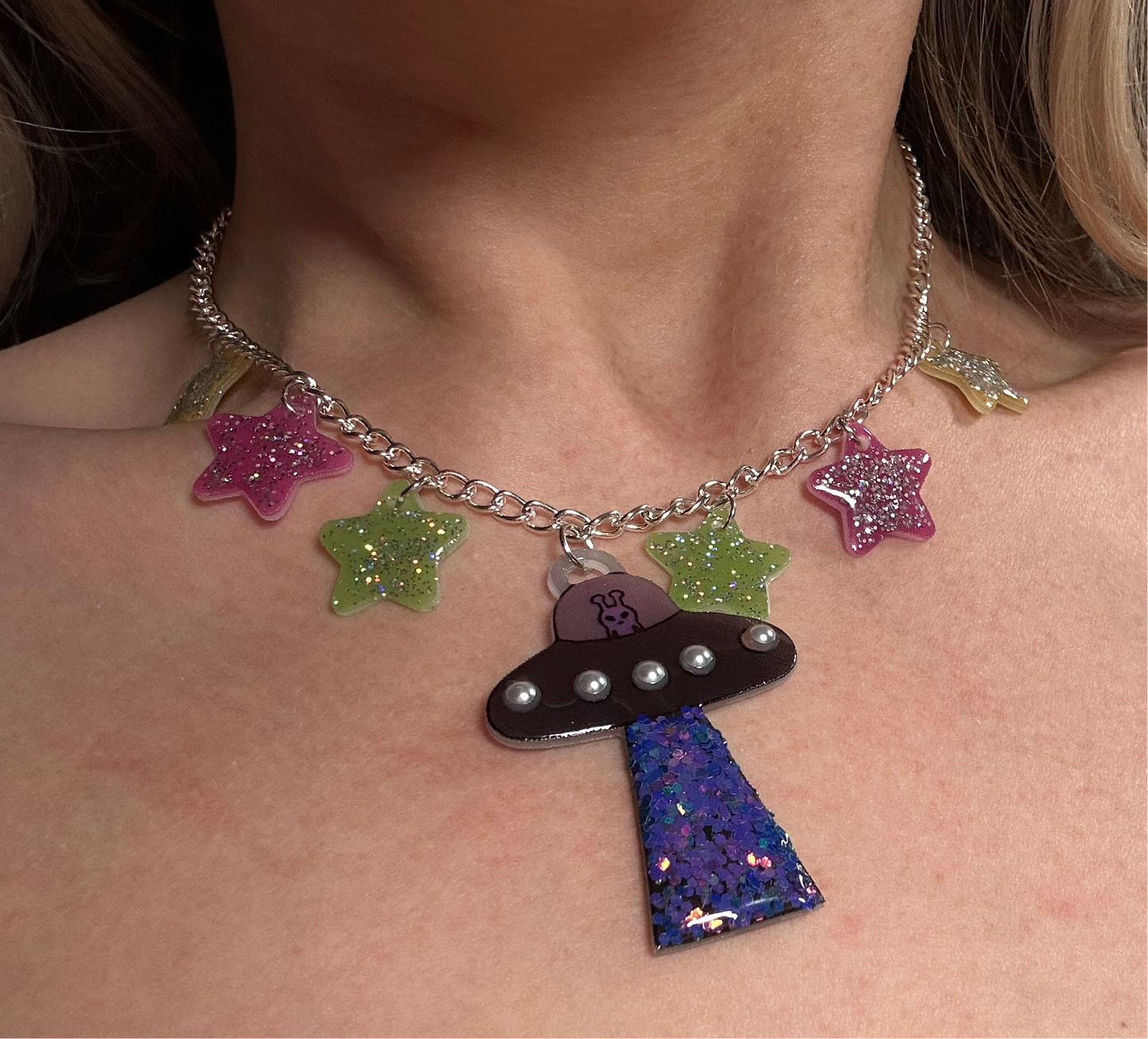 Pink Princess UFO necklace [DISCOUNT]