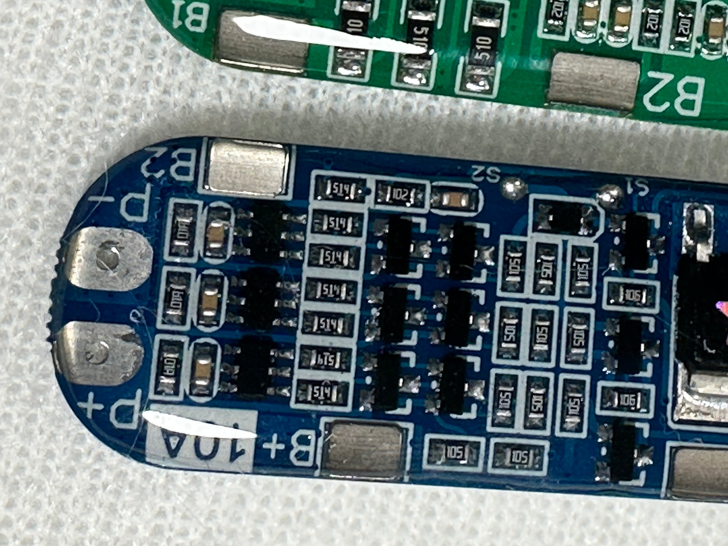 RGB circuit board hair clip set