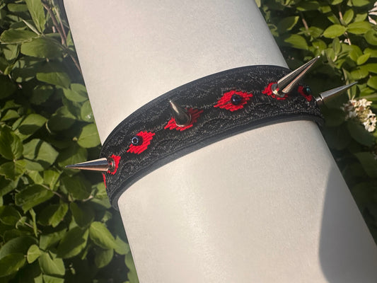 Void Eyes Spiked Choker [prototype]