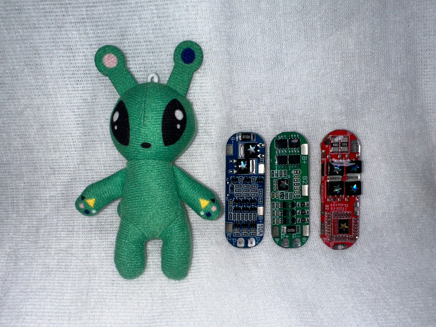 RGB circuit board hair clip set
