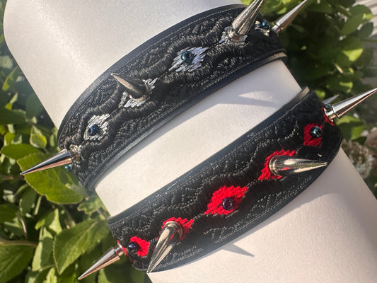Void Eyes Spiked Choker [prototype]