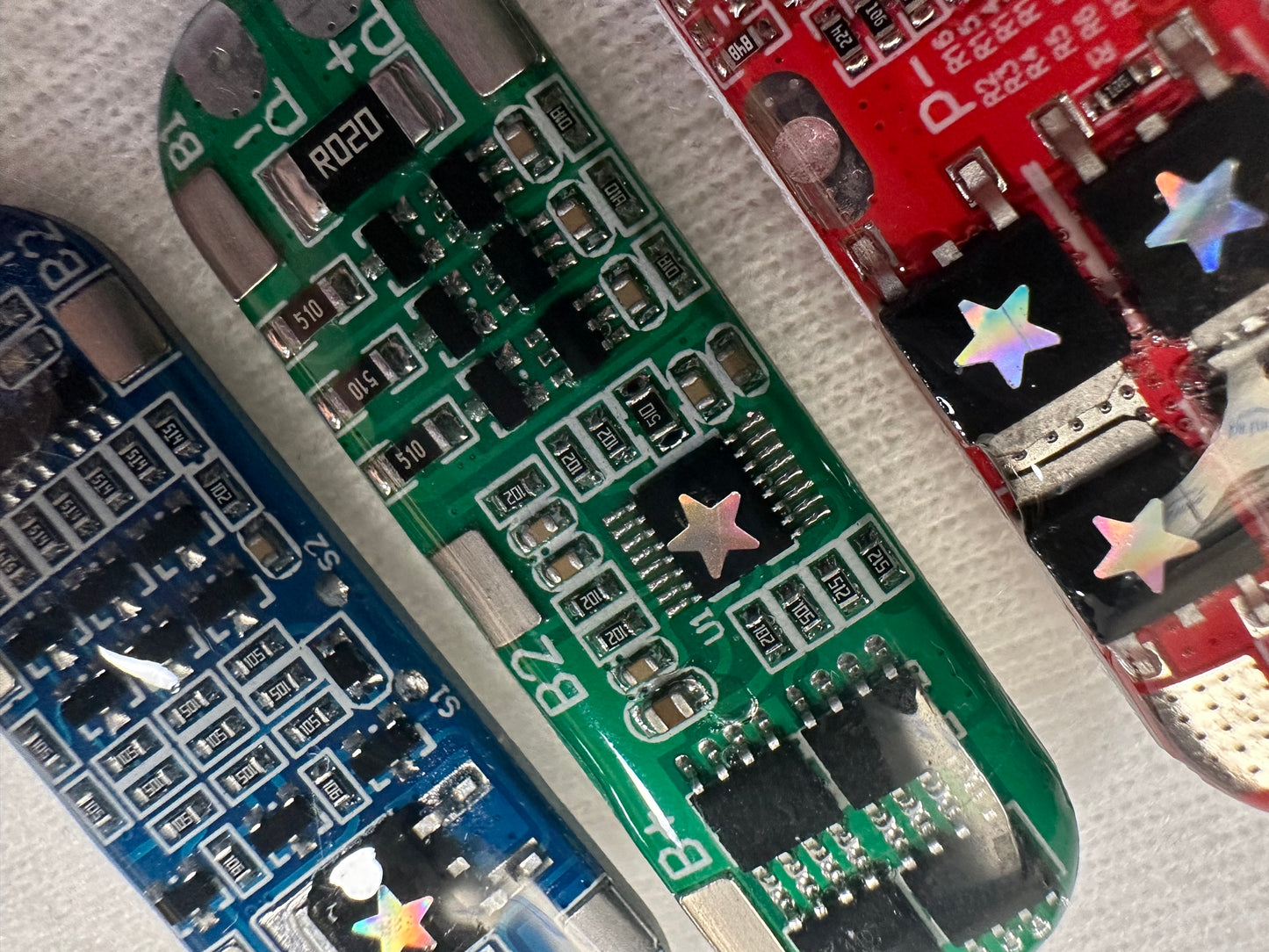 RGB circuit board hair clip set