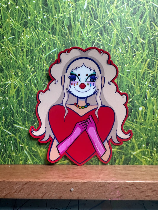 clown bimbo sticker