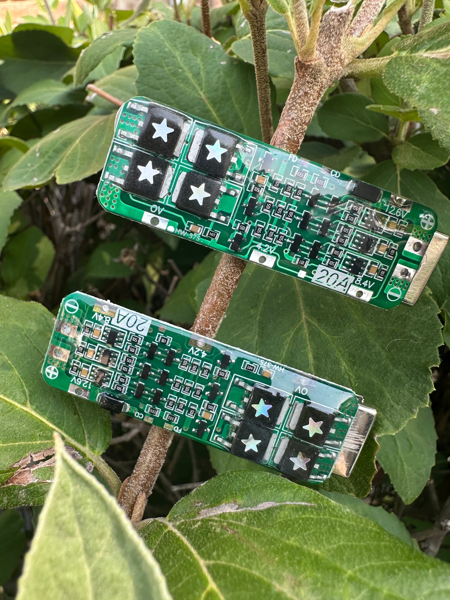 circuit board hair clip set