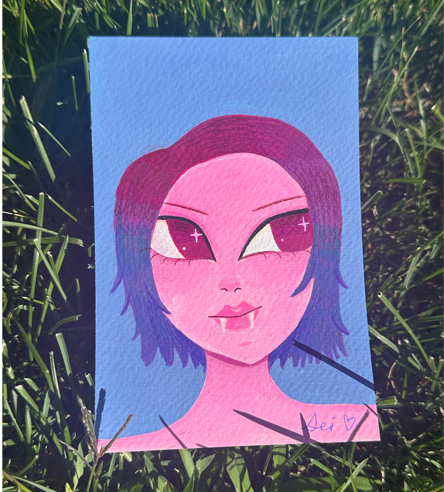 happy pink girl <3