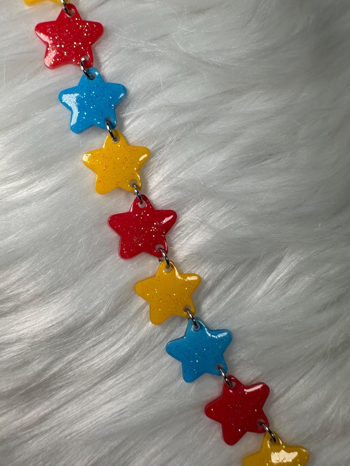 clown core star choker necklace