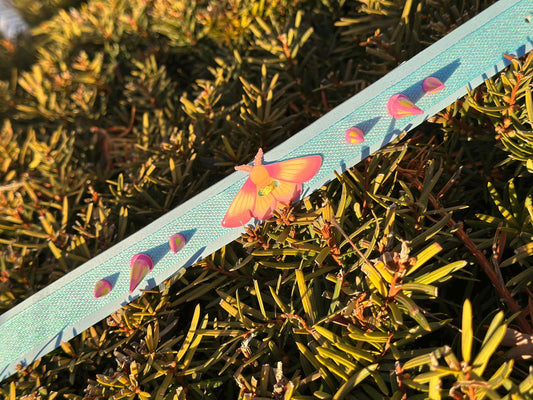 Rosy Maple Moth Pastel Spiked Choker