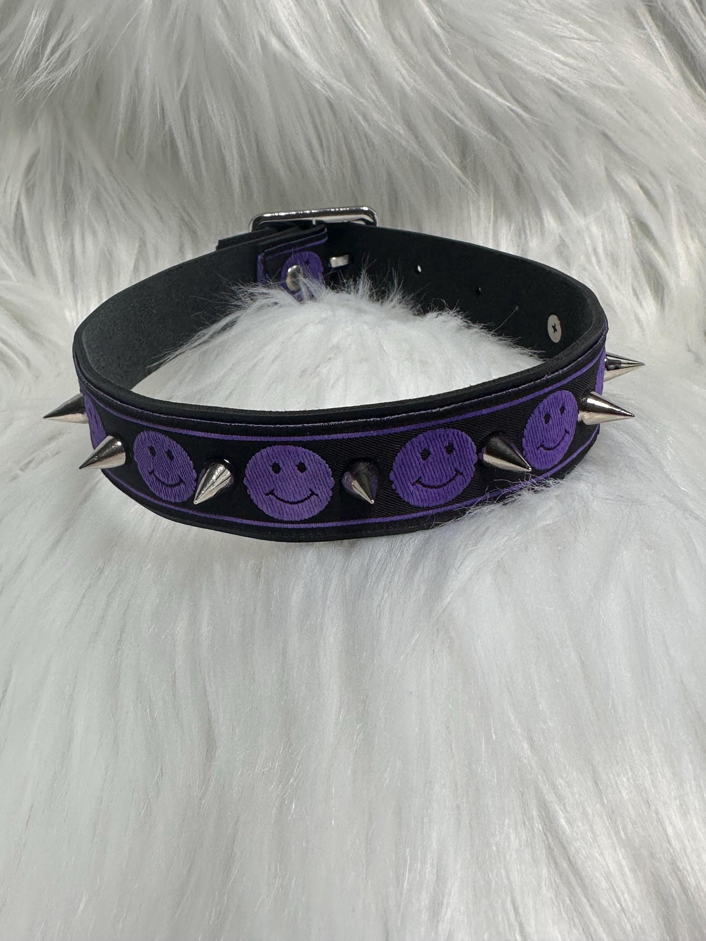 Smiling Spiked Choker Pre-order custom sizing