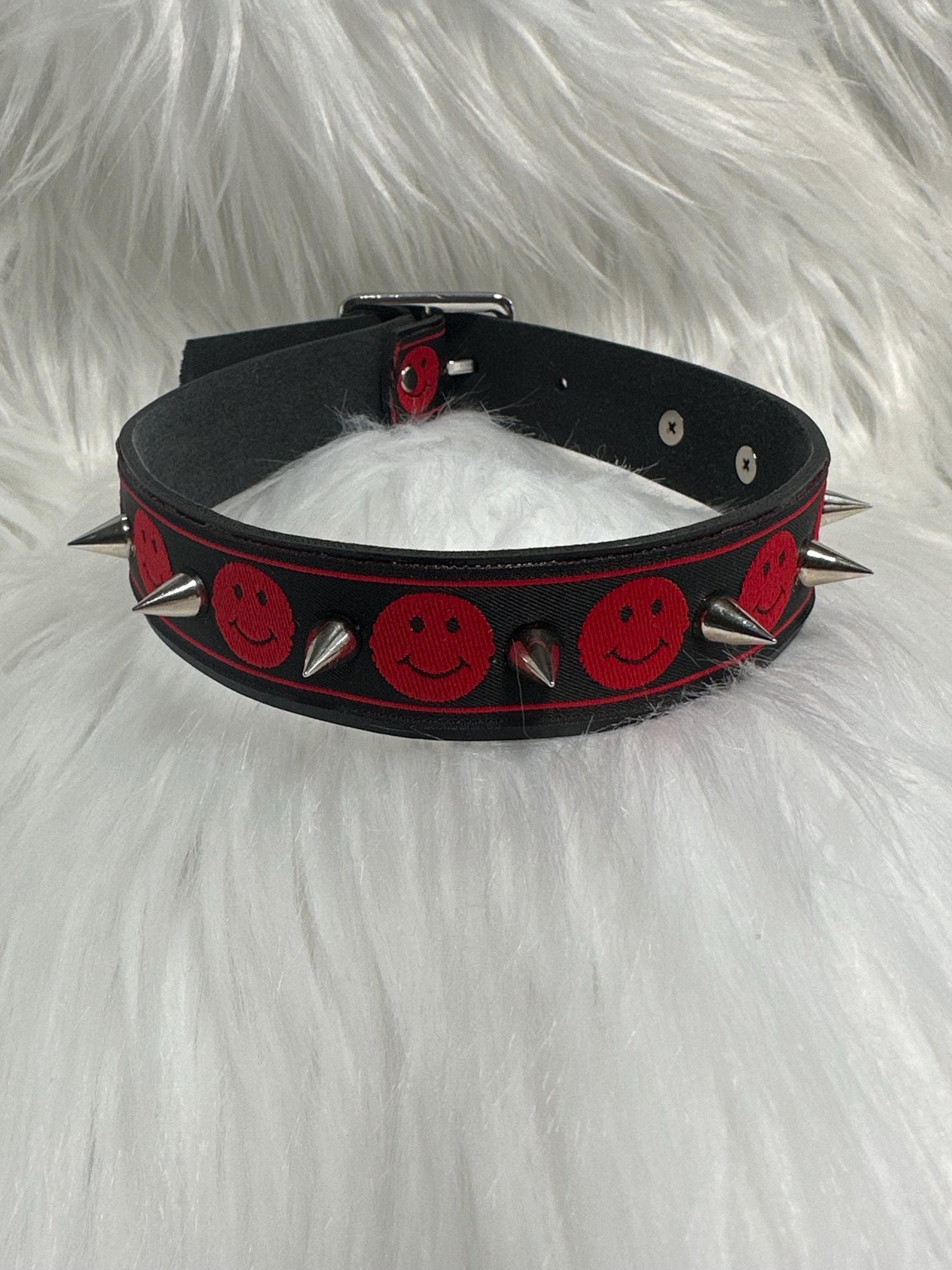 Smiling Spiked Choker Pre-order custom sizing