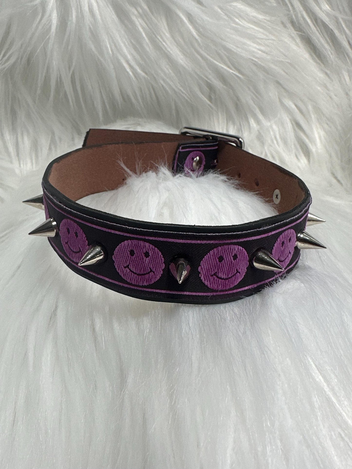 Smiling Spiked Choker Pre-order custom sizing