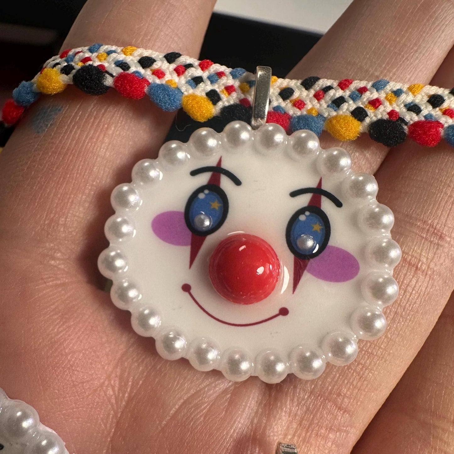 clown buddy choker necklace